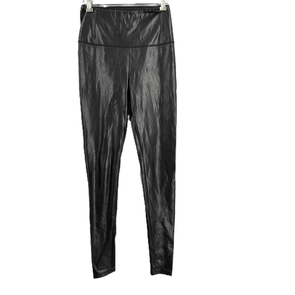 Wilfred Black Faux Leather Butter Soft High-Waisted Leggings Womens Size Small